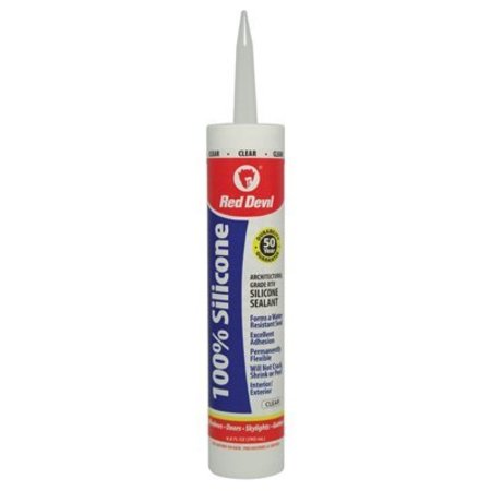 RED DEVIL Sealant Sil Int Ext Cler 9.8Oz 0826